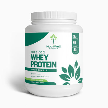 Pure3 100% Whey Protein Isolate (Vanilla)