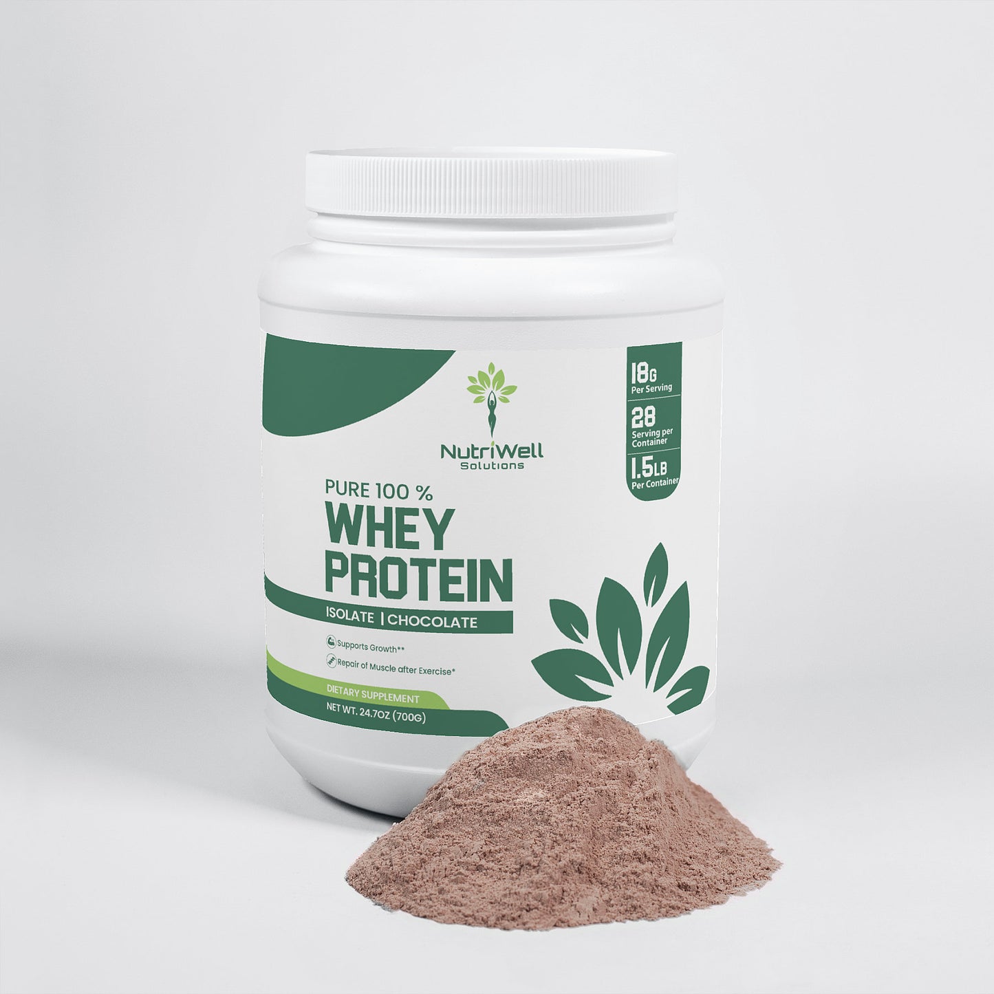 Pure3 100% Whey Protein Isolate (Chocolate)