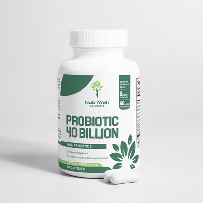 Probiotic 40 Billion with Prebiotics