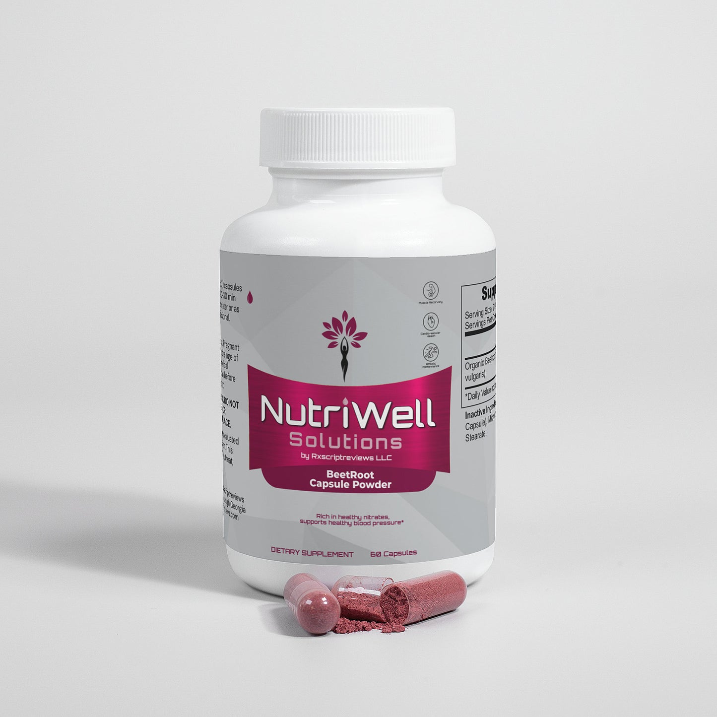 Beetroot Powder Capsules for Blood Pressure Support