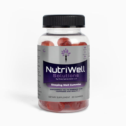 NutriWell Sleep Well Gummy Bottle